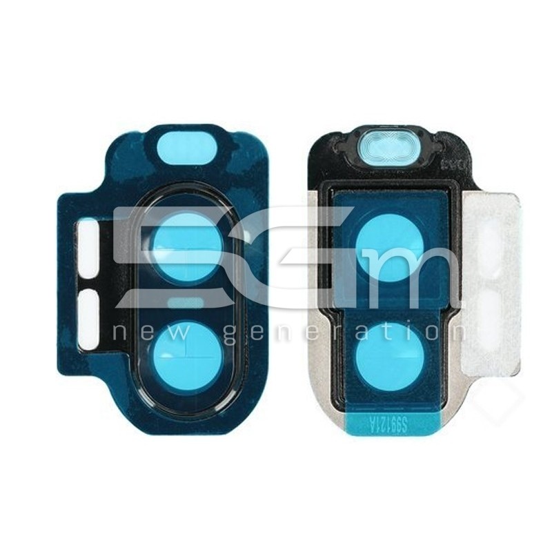 Rear Camera Lens + Frame Black OnePlus 6T