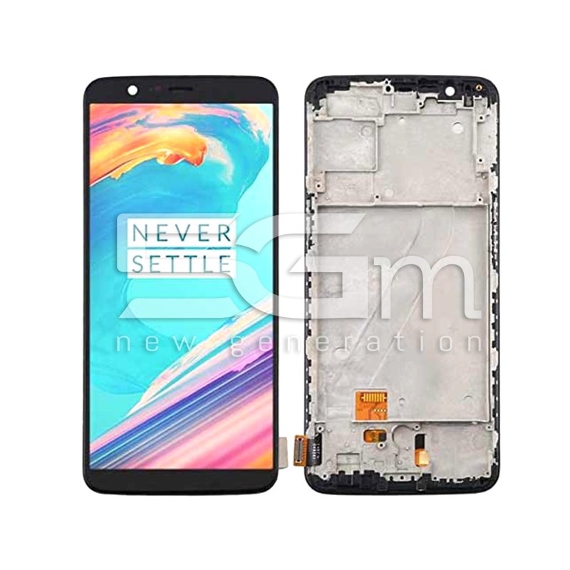 Display Touch + Frame Nero OnePlus 5T (CG)