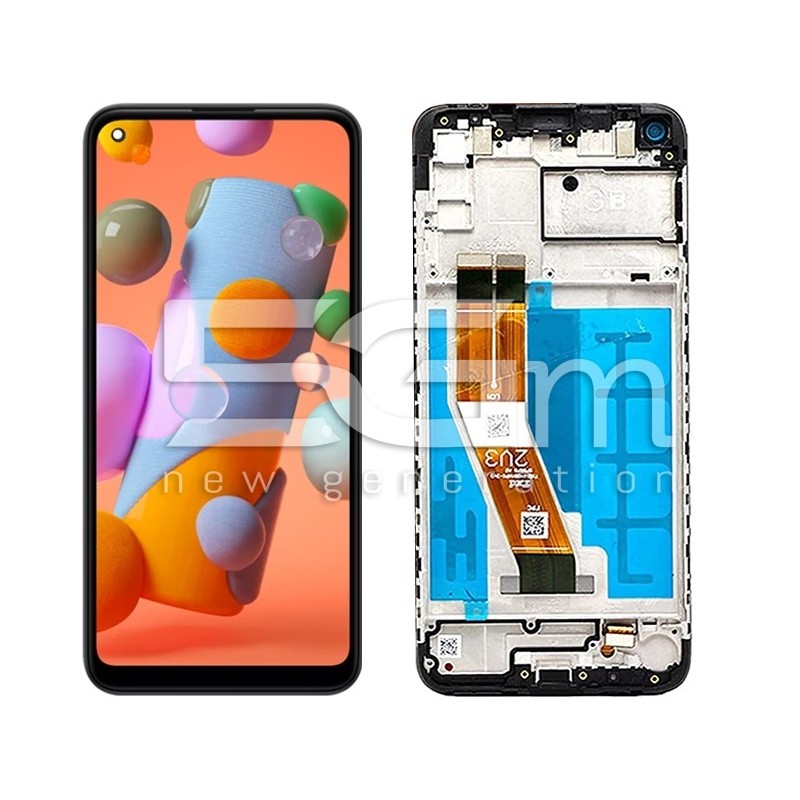 Ecra Tàctil + Chassi Preto Samsung SM-A115 A11 (IPS)