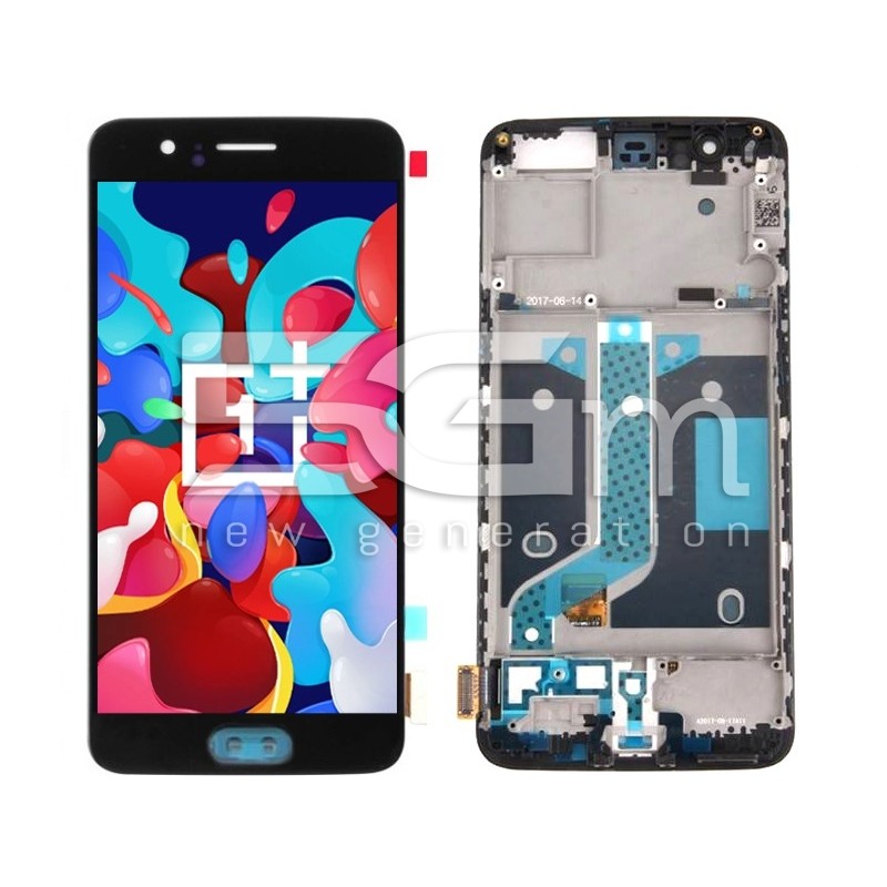 Display Touch + Frame Black OnePlus 5 (CG)