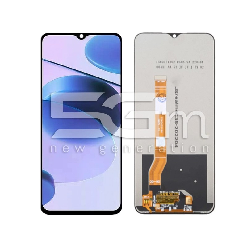 Display Touch Black Realme C35 - Narzo 50A Prime (IPS)