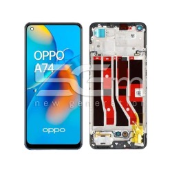 Display Touch + Frame Black OPPO A74 4G CHP2219 (PULLED)