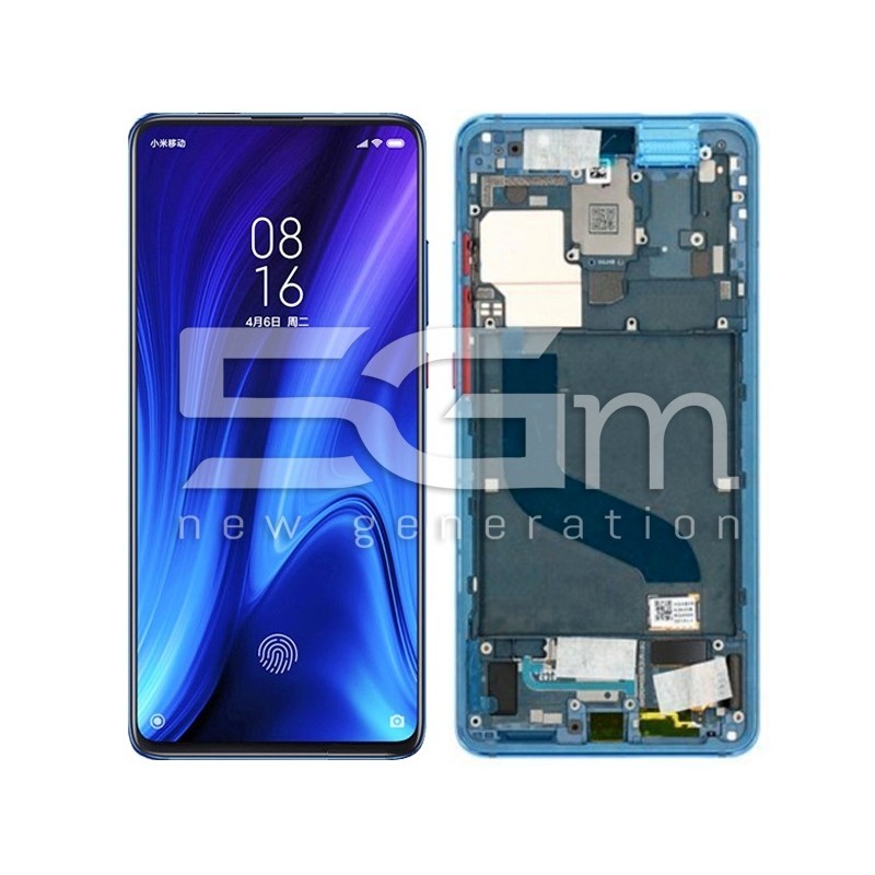 Display Touch + Frame Blu Xiaomi Mi 9T - Mi 9T Pro (OLED)