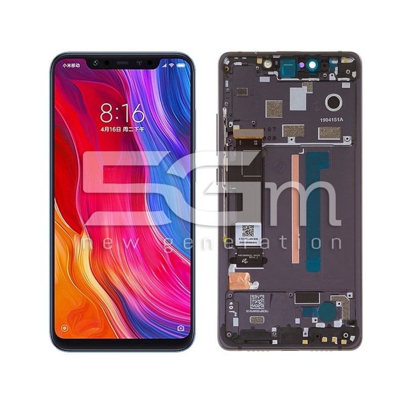 Ecra Tàctil + Chassi Preto Xiaomi Mi8 SE (Pulled)