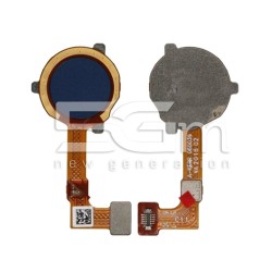 Fingerprint Cross Blue Flex Cable Realme C21