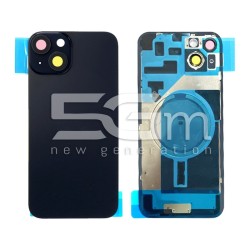 Retro Cover Midnight + Holder + Magnetism Ring iPhone 14 Plus No Logo