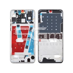 LCD Frame Pearl White Huawei P30 Lite (Camera 48MP)