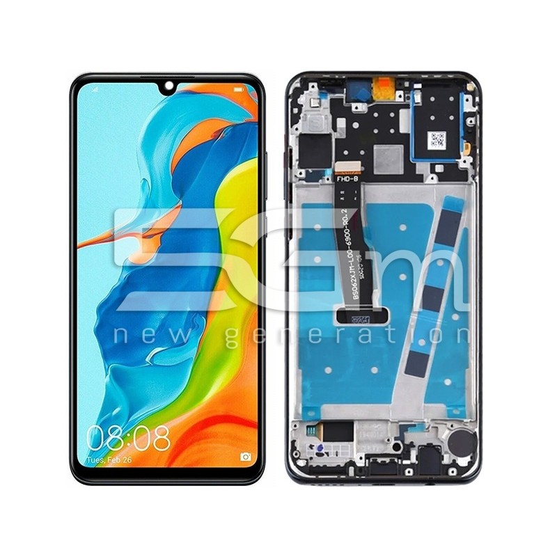 Display Touch + Frame Midnight Black Huawei P30 Lite (IPS) ″Camera 48MP″