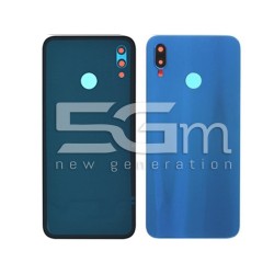Retro Cover Klein Blue + Vetrino Camera Huawei P20 Lite No Logo