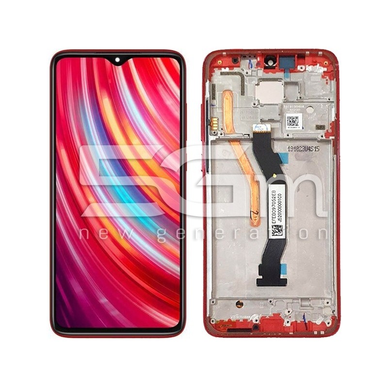 Ecra Tàctil + Chassi Coral Orange Xiaomi Redmi Note 8 Pro (COG)