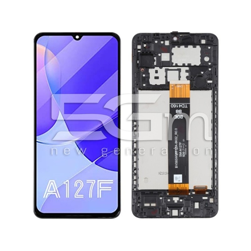Ecra Tatil + Chassi Preto Samsung SM-A127 A12 (IPS)