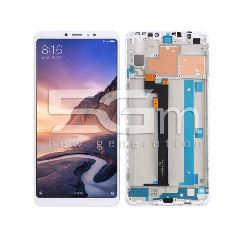 Ecra Tàctil + Chassi Branco Xiaomi Mi Max 3 (IPS)