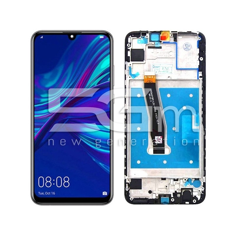 Ecrã Táctil + Chassi Preto Huawei P Smart 2019 (IPS)