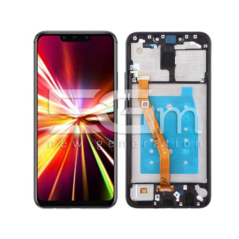 Ecra Tactil + Chassi Preto Huawei Mate 20 Lite (IPS)