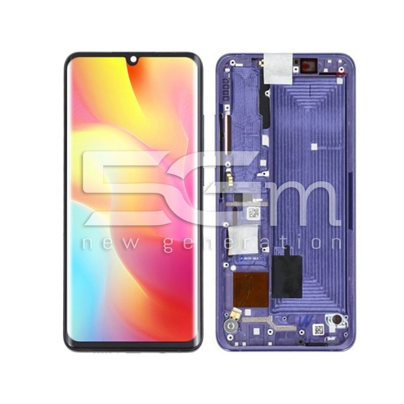 Ecra Tàctil + Chassi Nebula Purple Xiaomi Mi Note 10 Lite (Pulled)
