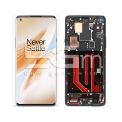 Display Touch + Frame Onyx Black OnePlus 8 Pro (Pulled)
