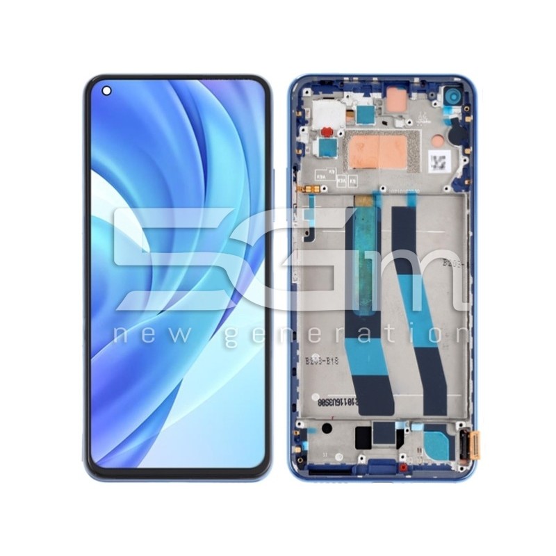Ecra Tàctil + Chassi Bubblegum Blue Xiaomi Mi 11 Lite (PULLED)