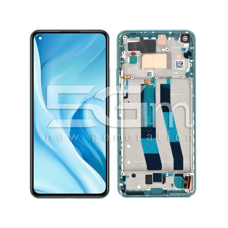 Ecra Tàctil + Chassi Mint Green Xiaomi Mi 11 Lite (Pulled)