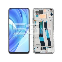 Ecra Tàctil + Chassi Snowflake White Xiaomi Mi 11 Lite (Pulled)