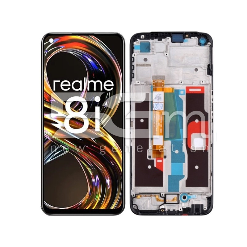 Ecrà Tàctil + Chassi Preto Realme 8i (IPS)