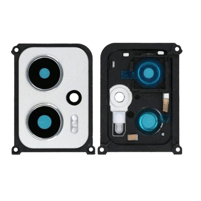 Vetrino Camera Posteriore + Frame Silver Xiaomi Poco X4 GT 5G
