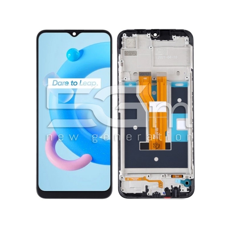 Ecrã Táctil + Chassi Cool Grey Realme C11 2021 (IPS)