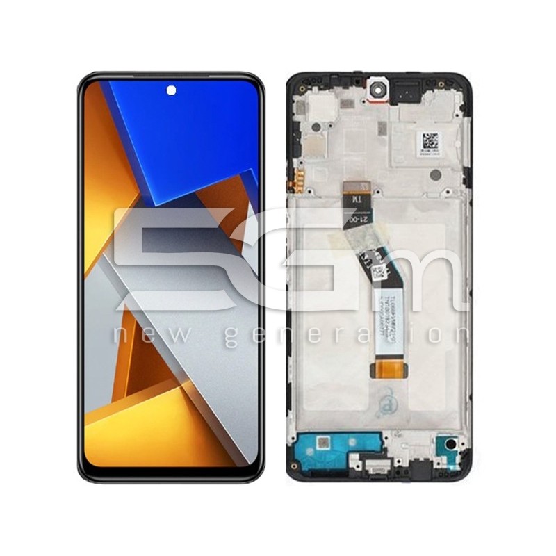 Ecra Tatil + Chassi Preto Xiaomi Pocophone M4 Pro 5G Ori