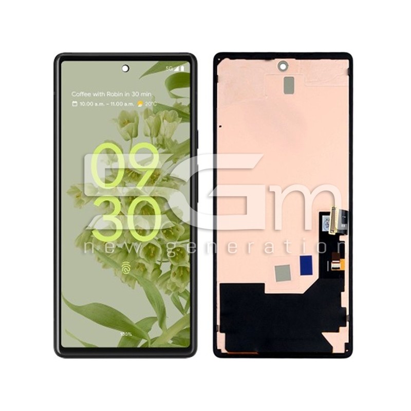 Ecra Tatil Preto + Chassi Google Pixel 6 (Pulled)