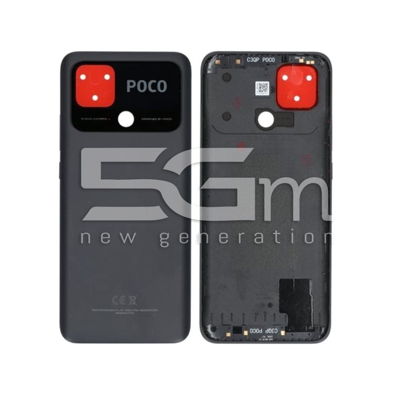 Rear Cover Power Black Xiaomi Poco C40 Ori