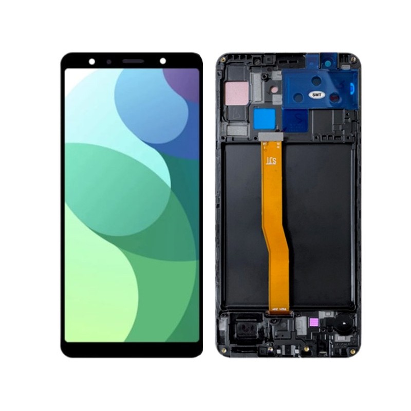 Ecra Tatil + Chassi Preto Samsung SM-A750 A7 2018 (OLED)