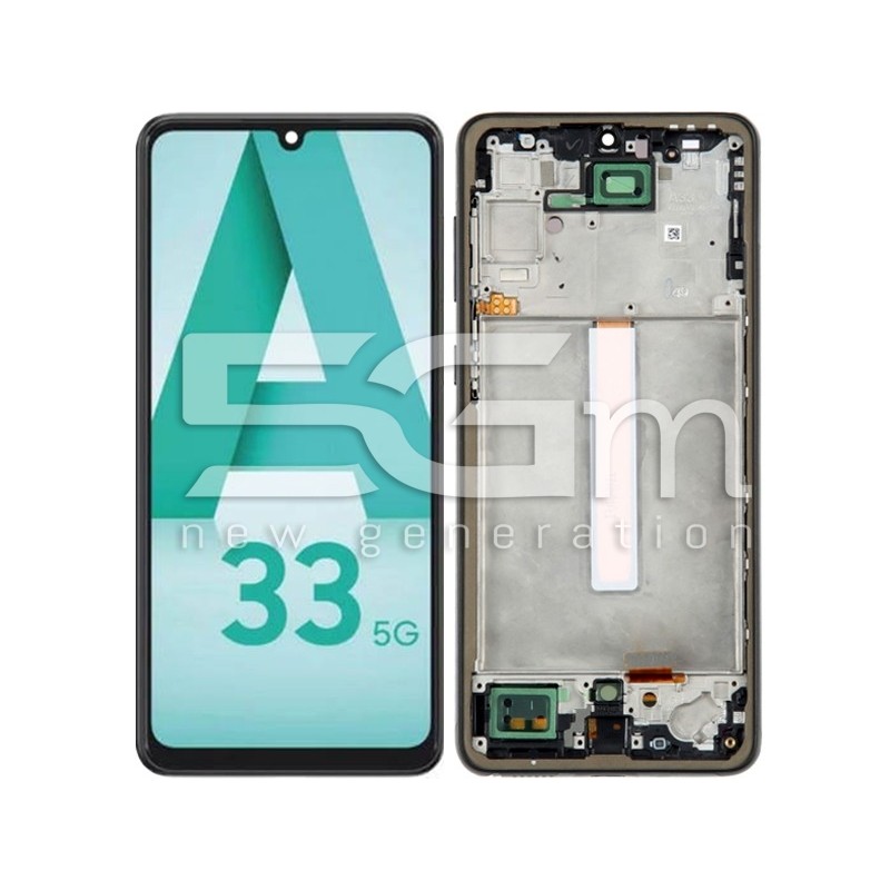 Ecra Tàctil + Chassi Preto Samsung SM-A336 A33 5G (OLED)