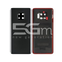 Retro Cover Nero + Vetrino Camera Huawei Mate 20 Pro No Logo