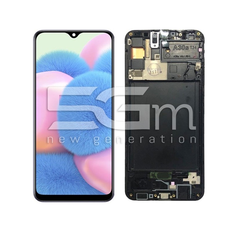 Display Touch + Frame Black Samsung SM-A307 A30S (OLED)