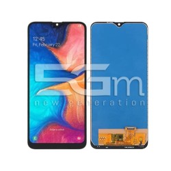 Ecra Tactil Preto Samsung SM-A205 A20 OLED