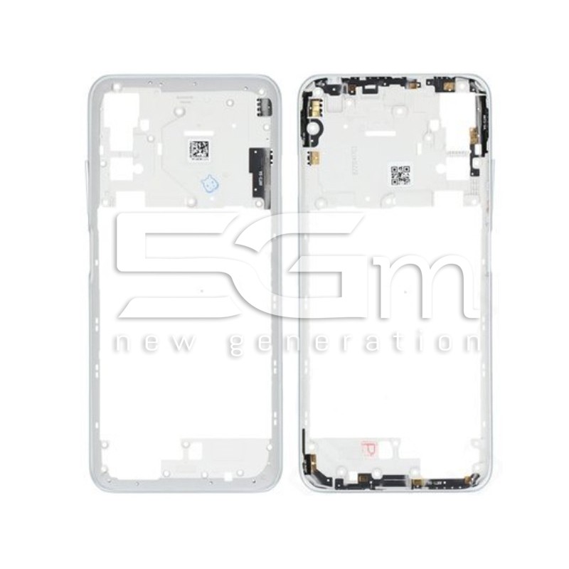 Middle Frame Chrome Silver Xiaomi Redmi Note 10 5G