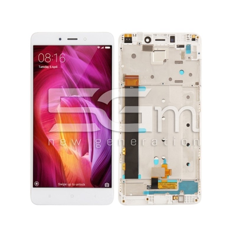 Ecra Tàctil + Chassi Branco Xiaomi Redmi Note 4 (IPS)