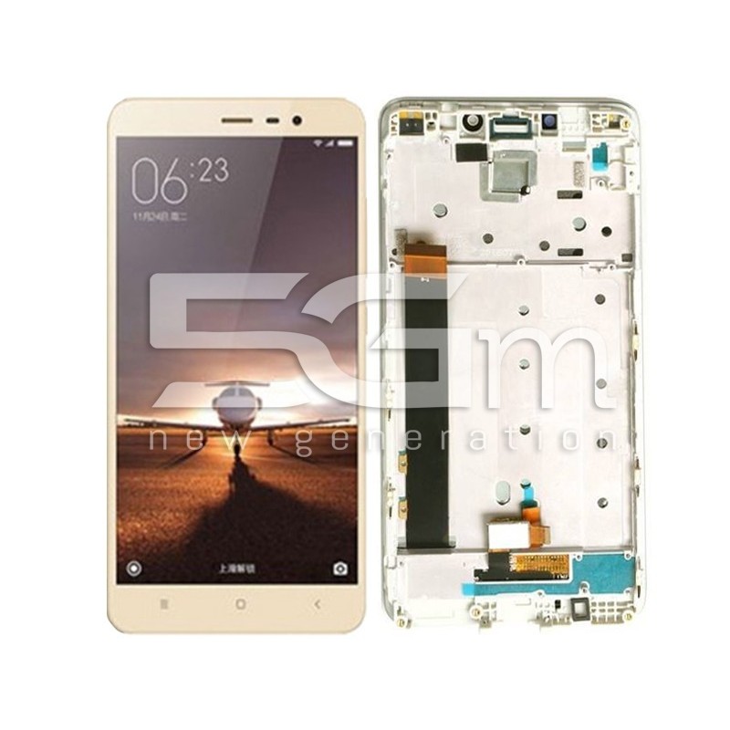 Ecra Tàctil + Chassi Gold Xiaomi Redmi Note 4
