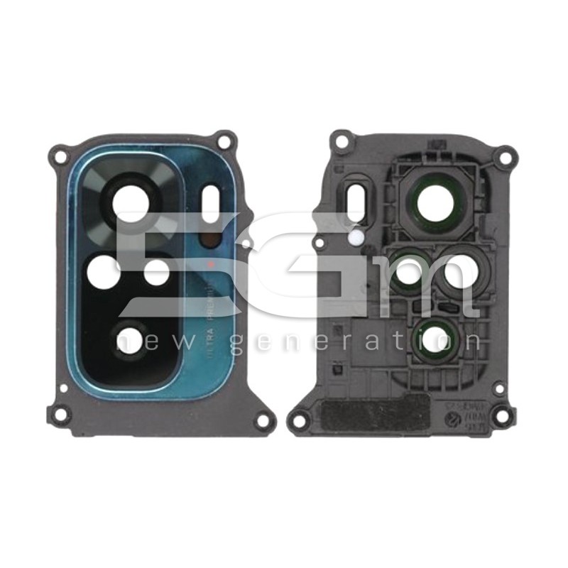 Rear Camera Lens + Frame Lake Green Xiaomi Redmi Note 10 4G