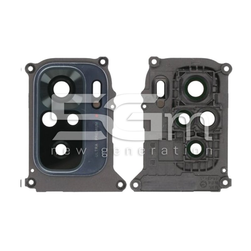 Rear Camera Lens + Frame Onyx Grey Xiaomi Redmi Note 10 4G