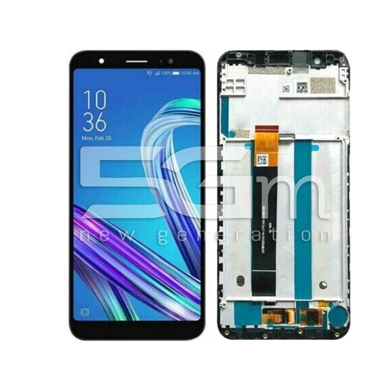 Ecrã Táctil + Chassi Preto ZenFone Live L2 ZA550KL X00RD (IPS)