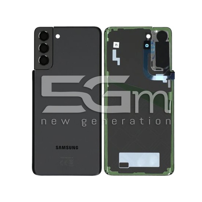 Rear Cover Phantom Black + Vetrino Fotocamera Samsung SM-G996 S21+ Ori