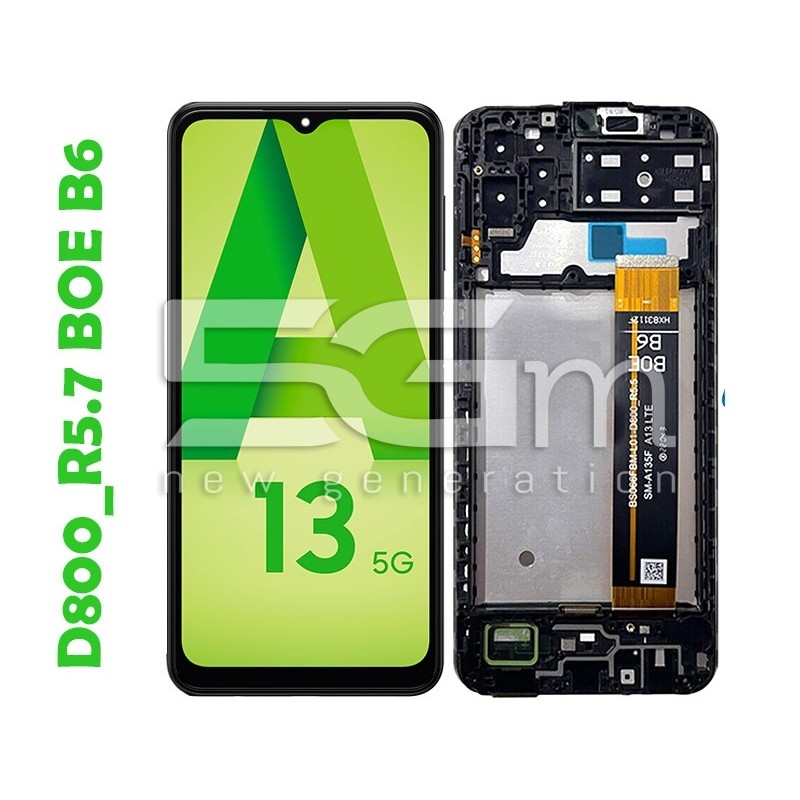Ecra Tàctil + Chassi Preto Samsung SM-A137 A13 (IPS)