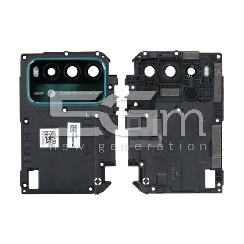 Rear Camera Lens Ocean Green + Frame Xiaomi Redmi 9T (Super Qaud Camera Version)