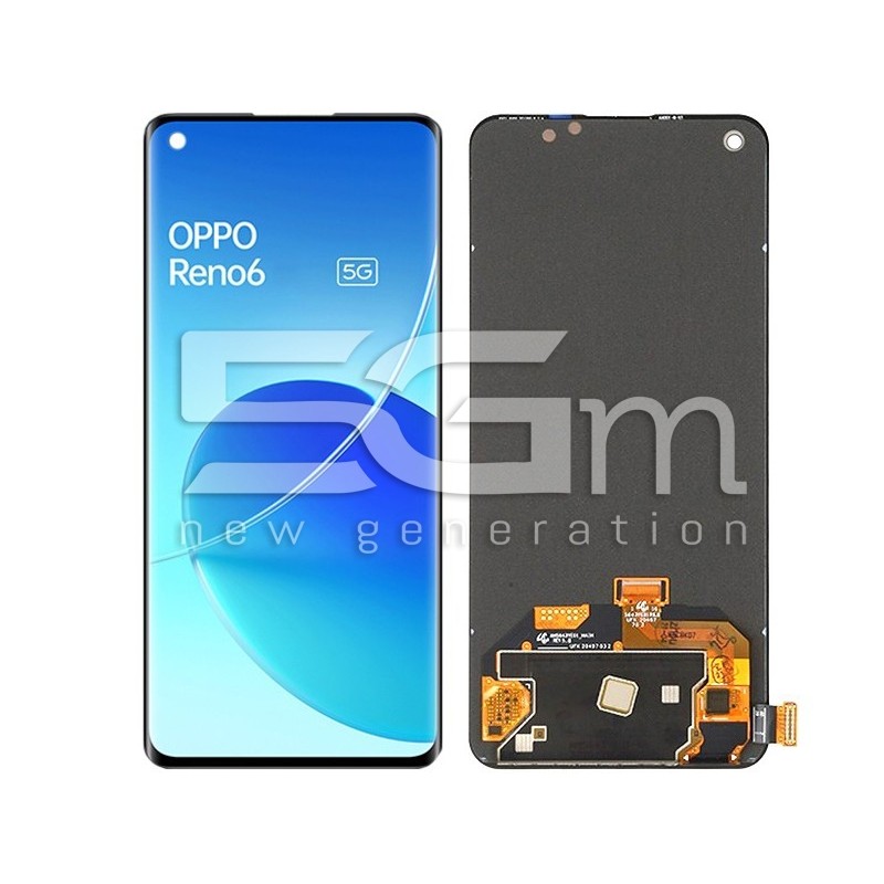 Display Touch Nero OPPO Reno6 5G (OLED)