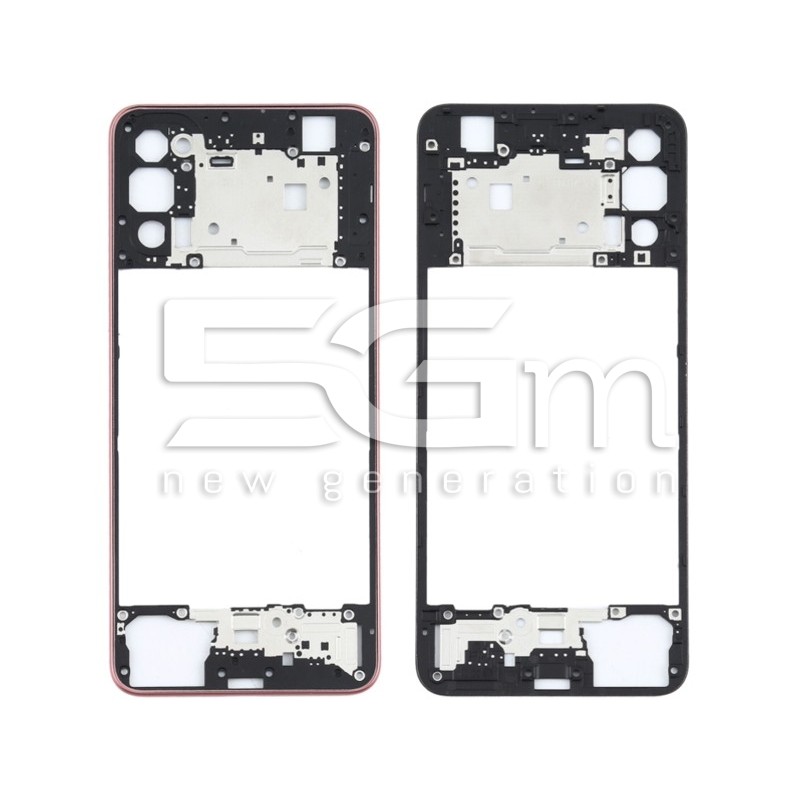 Middel Frame Preto OPPO Reno4 5G