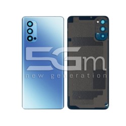 Rear Cover Galactic Blue + Camera Lens OPPO Reno 4 5G No Logo