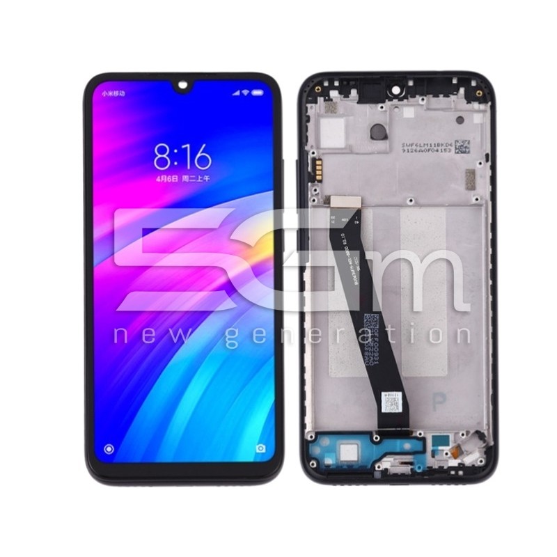 Ecra Tàctil + Chassi Preto Xiaomi Redmi 7 (IPS)