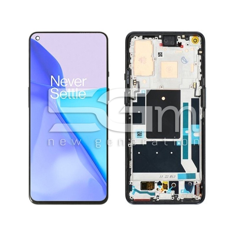 Display Touch + Frame Astral Black OnePlus 9 (Pulled)