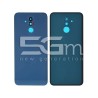 Retro Cover Blue + Vetrino Camera Huawei Mate 20 Lite No Logo