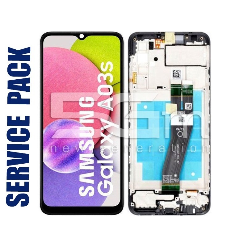 Display Touch Nero + Frame Samsung SM- A037 A037G (A03s 2021) A03s Ori (EU)